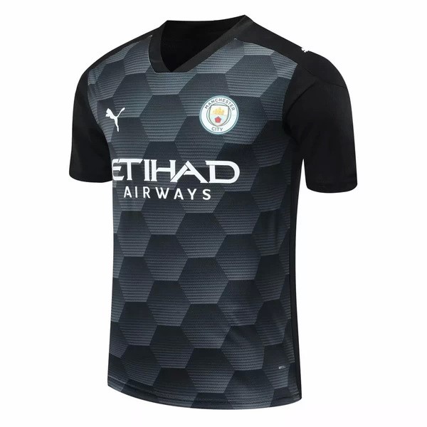 Camiseta Manchester City 1ª Kit Portero 2020 2021 Negro